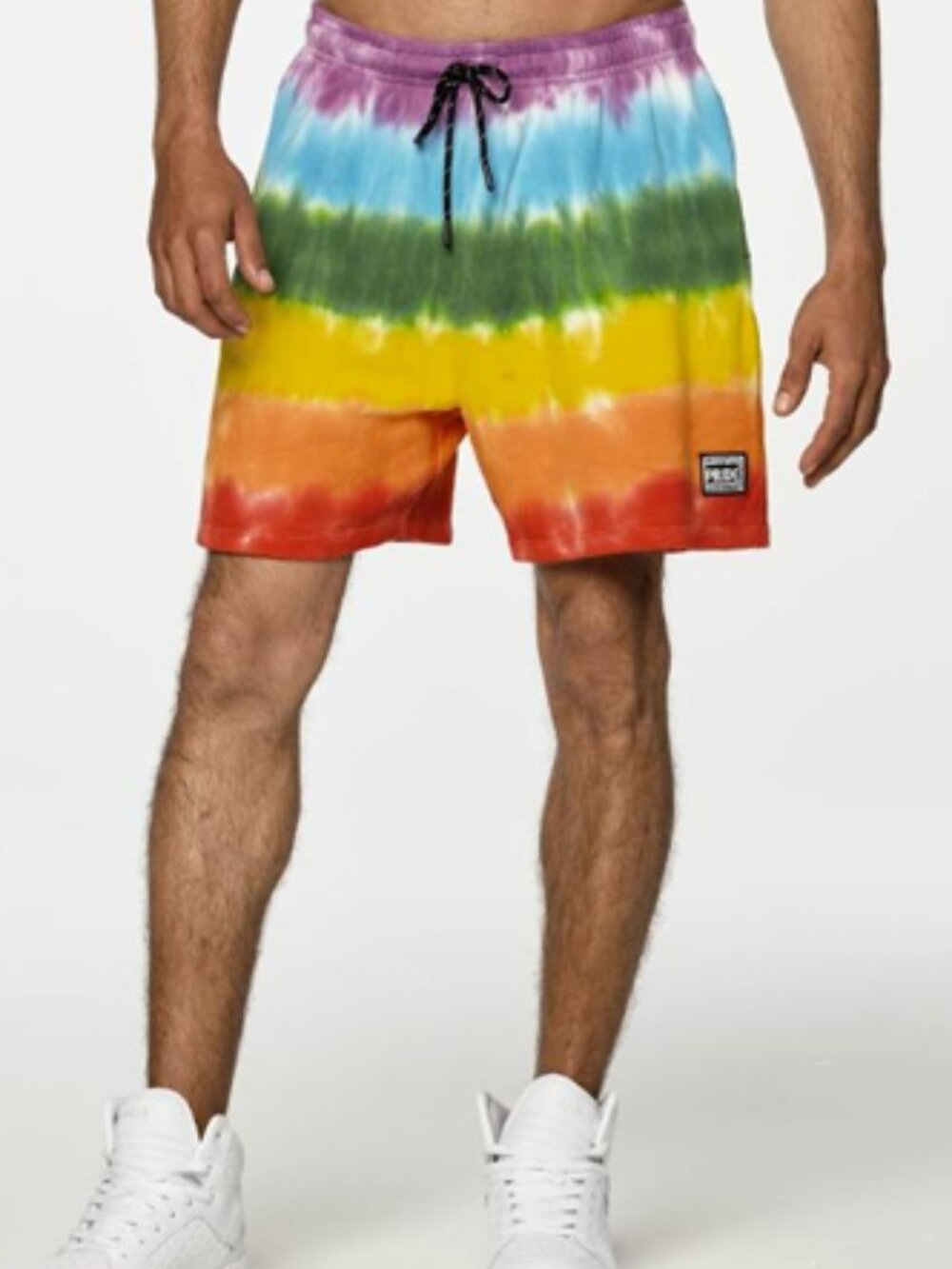 Zumba With Pride Shorts-Rainbow